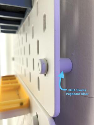 Ikea Skadis Pegboard Riser