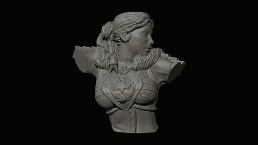 Burnt Forest Archer Bust