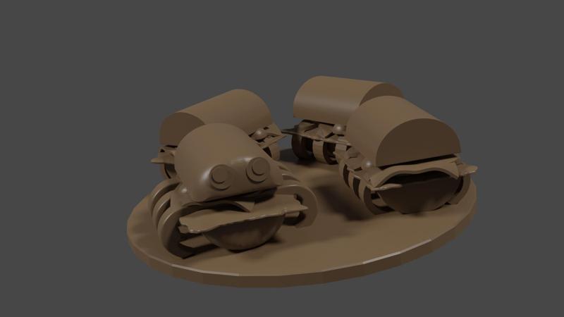 Bugsnax  inspired, Sandopede, Tabletop DnD miniature