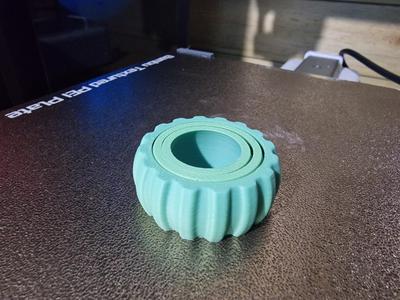 Gyro Fidget - 3 Ring - Pumpkin