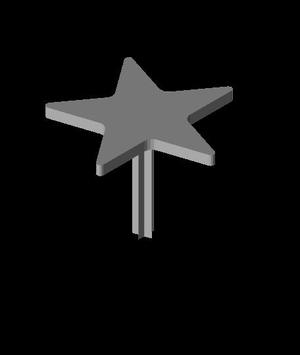 Star Plunger for Cookie Cutter