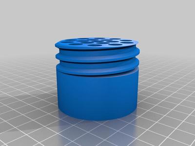 Extra Long Bit Holder with Screw On Lid