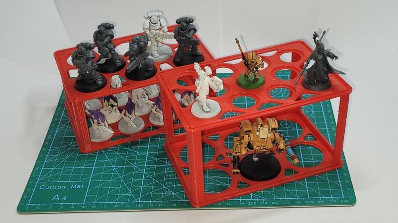 Rash's minimalistic - Modstand - Miniature desk modular tray/display (Circular - 25/28/32/40 mm)