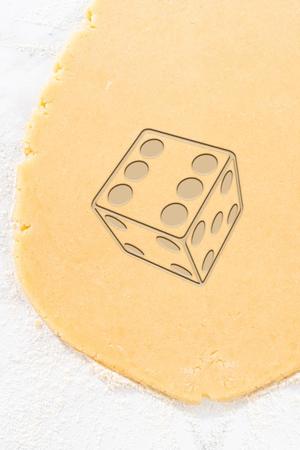 Dice Cookie Cutter, Biscuit Cutter