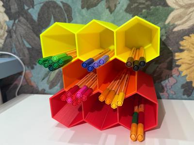 Hexagon Pencil Holder