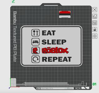 Roblox Sign / Kids Room / Video Game Gift
