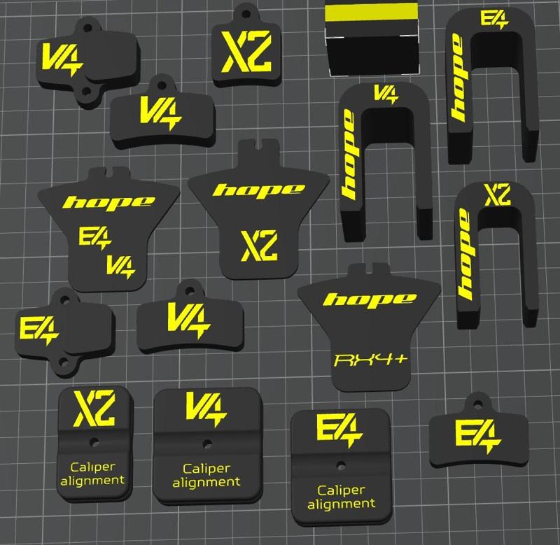 Hope Hopetech Brake service Tools V4 x2 E4 RX4 MTB