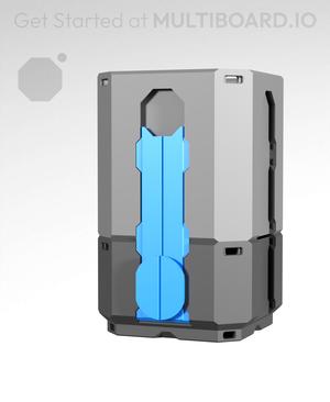 Short Lite Multipoint Rail - XOXOI Rail Pop-In - Bin Extender