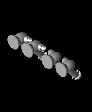 1/35  Scale Mk 6 Depth Charge Throwers set of 4.stl