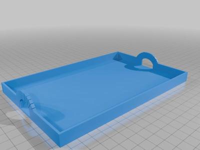 tray with handle
