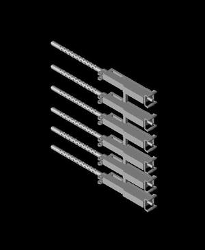 1/35 Scale M2 50 Cal MG Set of 6.stl