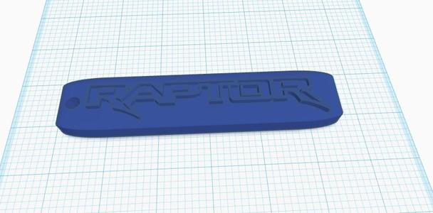 Raptor key chain