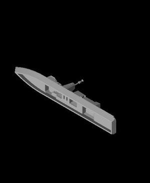 1/1250  Scale HMCS Provence Class Destroyer.stl
