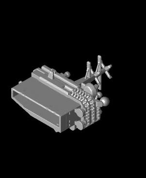 1250 Scale USS ABRAHAM LINCOLN CVN-72 Island.stl