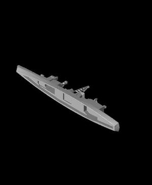 1/1250  Scale German Frigate Bremen F207 Class.stl