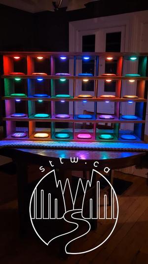 LED Module Housing for Converting AAA Puck Lights to USB-C