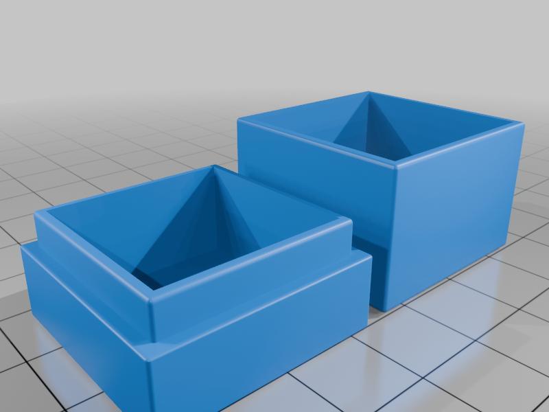 vierkante biljartkrijthouder