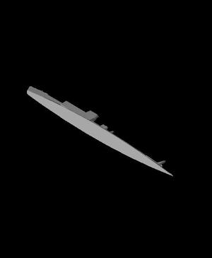 1250 Scale USS SSK-214 Grouper 1968 PUFFS Testbed.stl