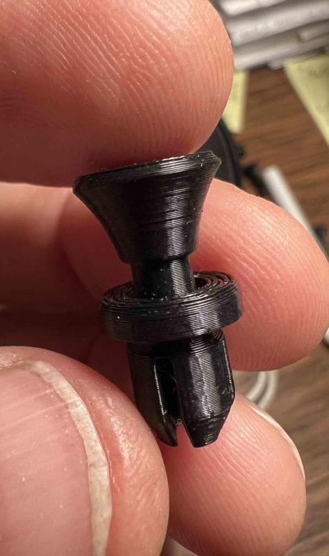 MR2 Spyder Storage Bin side cover - special rivet