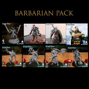 Barbarian Male Pack