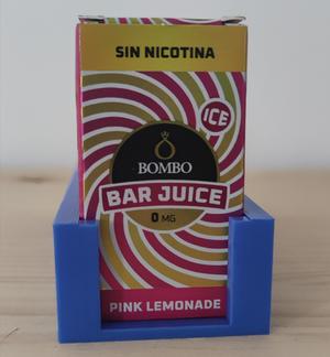 Rack  para cajas liquido Vapers marca Bombo