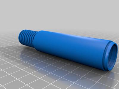 Reel seat modification for HT Enterprises Fast Stix Ice Fishing rod