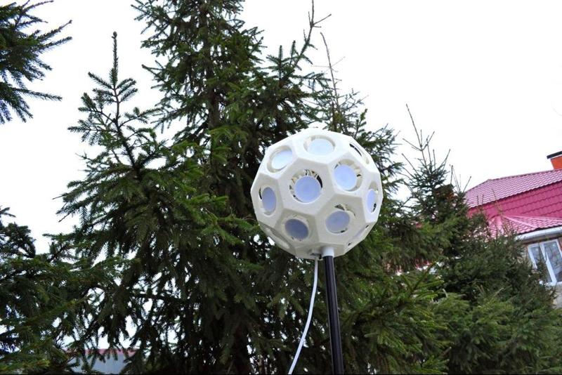 Crystal icosahedron sphere of Atlantis balls