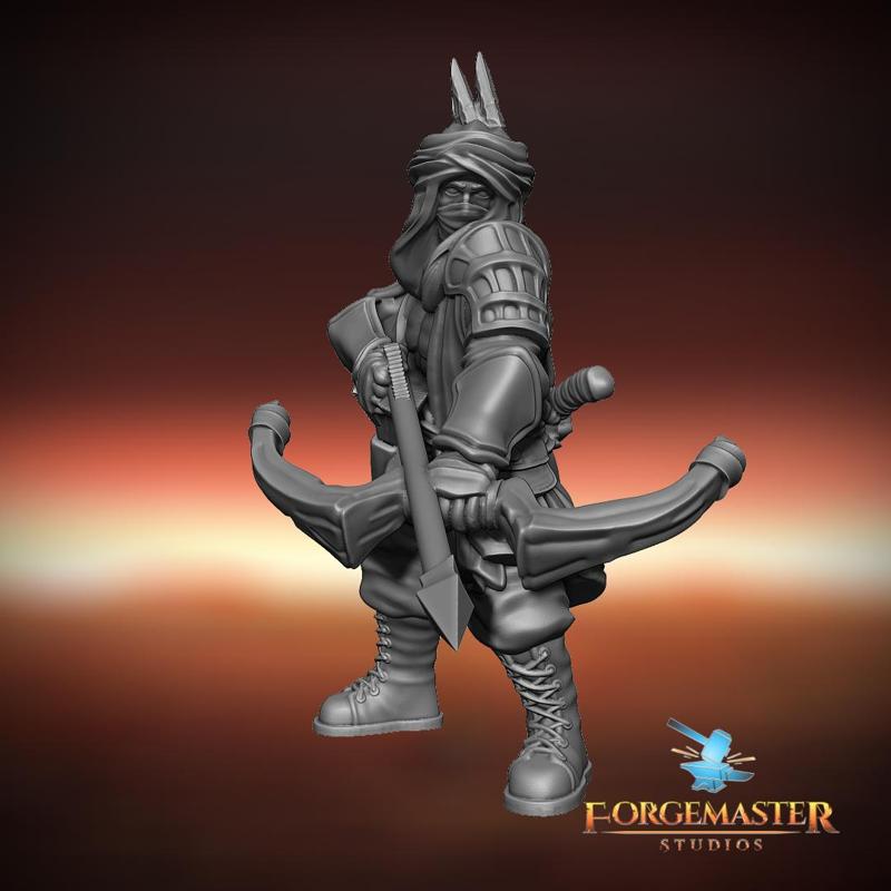 Crimson Targe Bow Pose 01