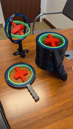 Gimbal Demo with Aeroplane - ZYX rotation sequence