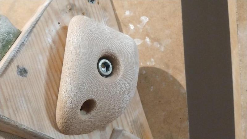 Pinch or Crimp Climbing Hold