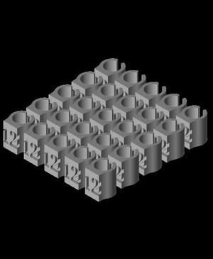 3mm Wire Clip - 12 X 25.stl