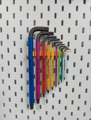 Skadis holder for Wera hex keys set