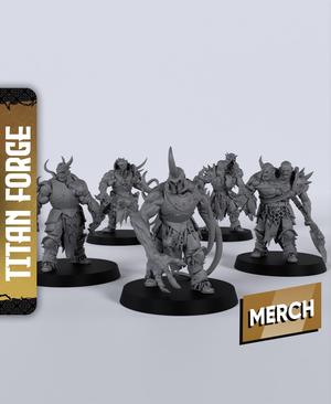 Mutated Warriors - With Free Dragon  - 5e DnD Inspired for RPG and Wargamers