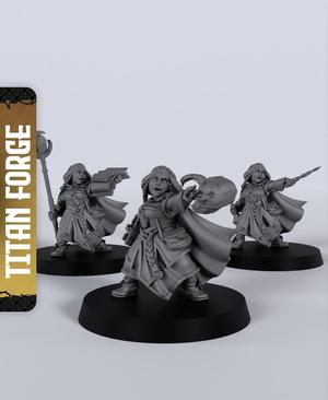 Dwarf Female Wizard - With Free Dragon  - 5e DnD Inspired for RPG and Wargamers