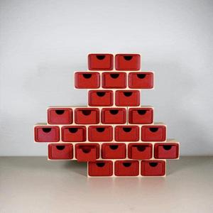 Brick Wall Desk Organiser - Modular