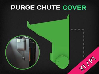 Purge Chute Cover - Dust protection P1P P1S X1C