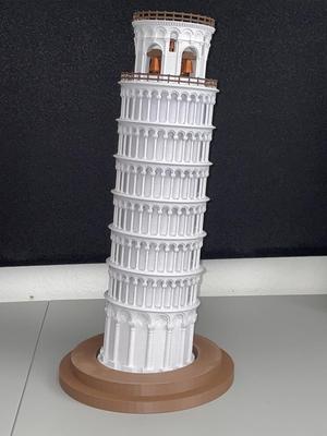 Leaning Tower of Pisa, Easy Print Remix