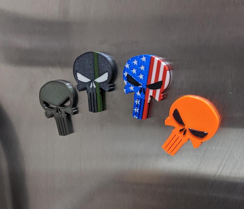 Punisher Skull Magnet