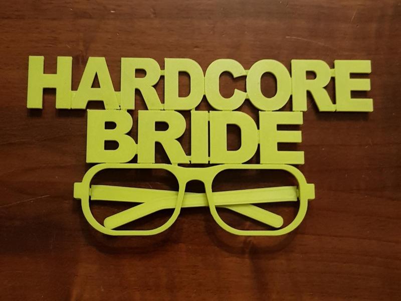 Hardcore Bride Glasses