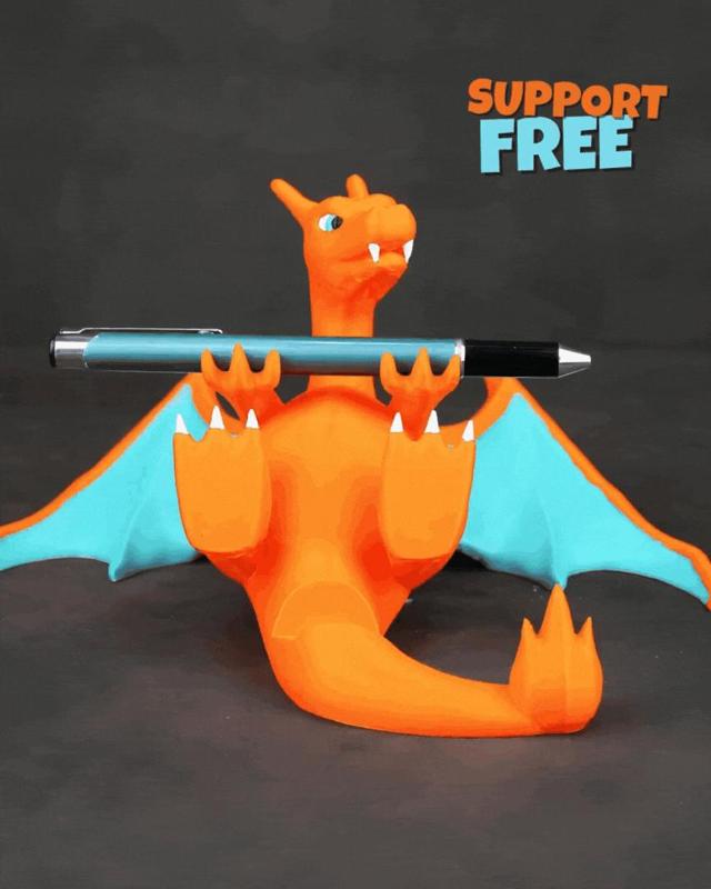 Charmander Pen Holder - Charizard