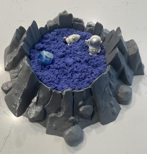Kinetic Sand Pit Crater