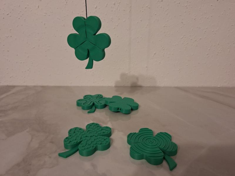 St Patrick's Day Shamrock Hanging Decoration