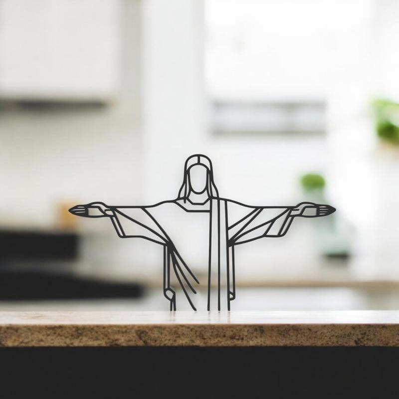Christ The Reedeemer Line Art - Desktop Line Art