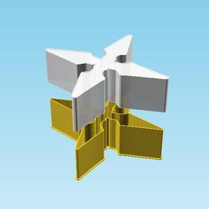 Shuriken 002C, nestable box (v2)