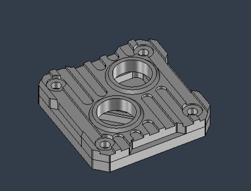 nema17 water cooling block