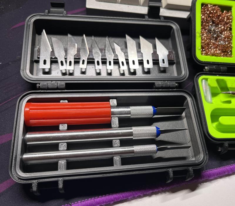 X-acto/hobby knife rugged case