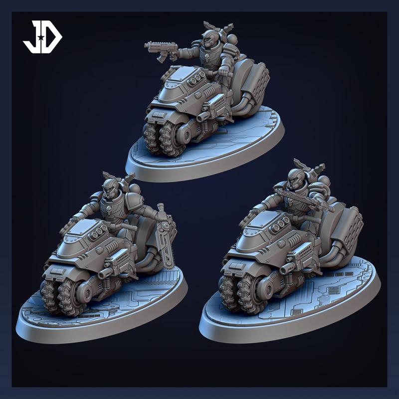 Armored Bikers - 3 PACK