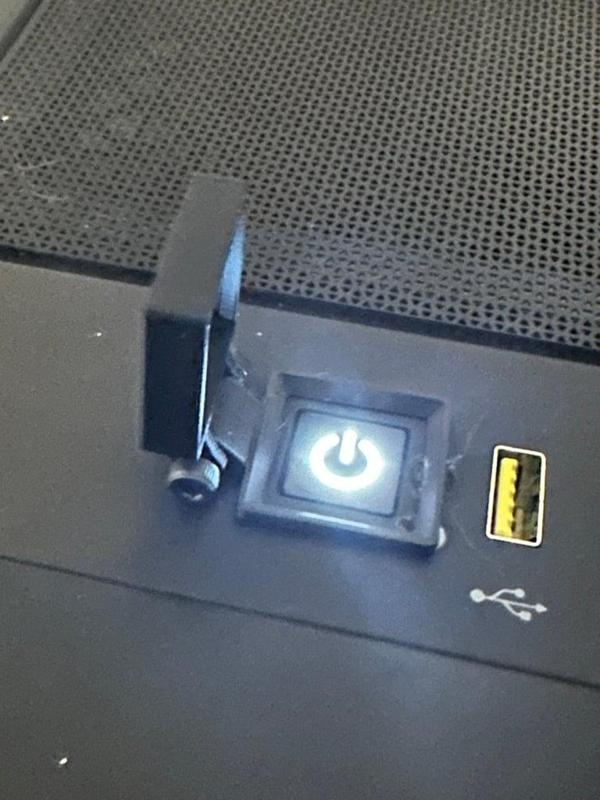 Hinged Flat Button Cover