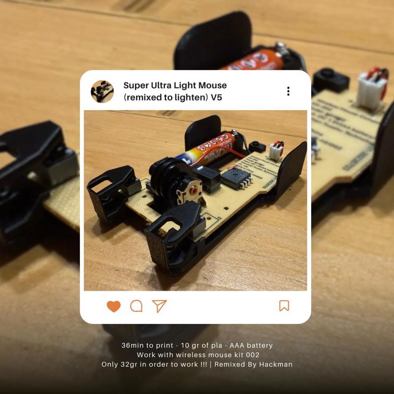 Super Ultralight Bambu Wireless Mouse