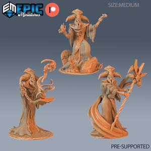 Arch Lich Set / Necromancer / Undead Wizard / Evil Zombie Sorcerer / Skeleton Army